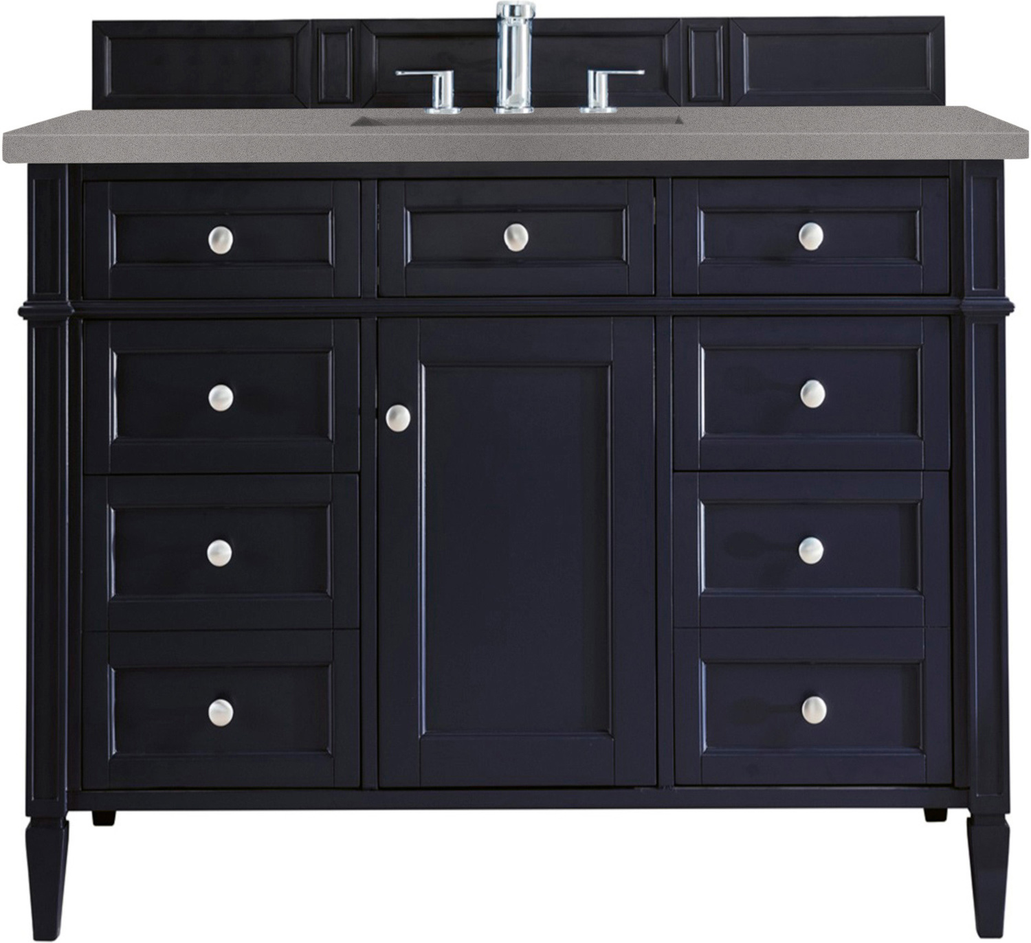 bathroom vanity and matching cabinet James Martin Vanity Victory Blue Transitional