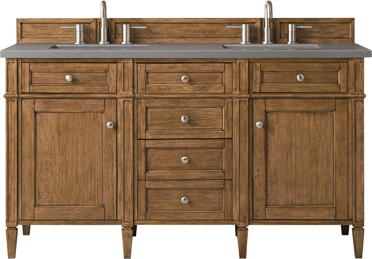72 inch double vanity James Martin Vanity Saddle Brown Transitional