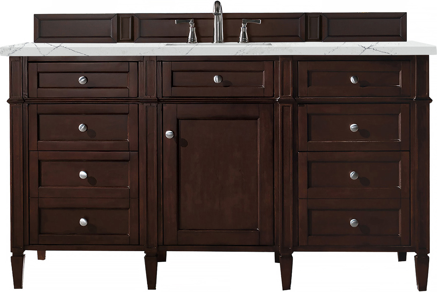 60 vanity without top James Martin Vanity Burnished Mahogany Transitional