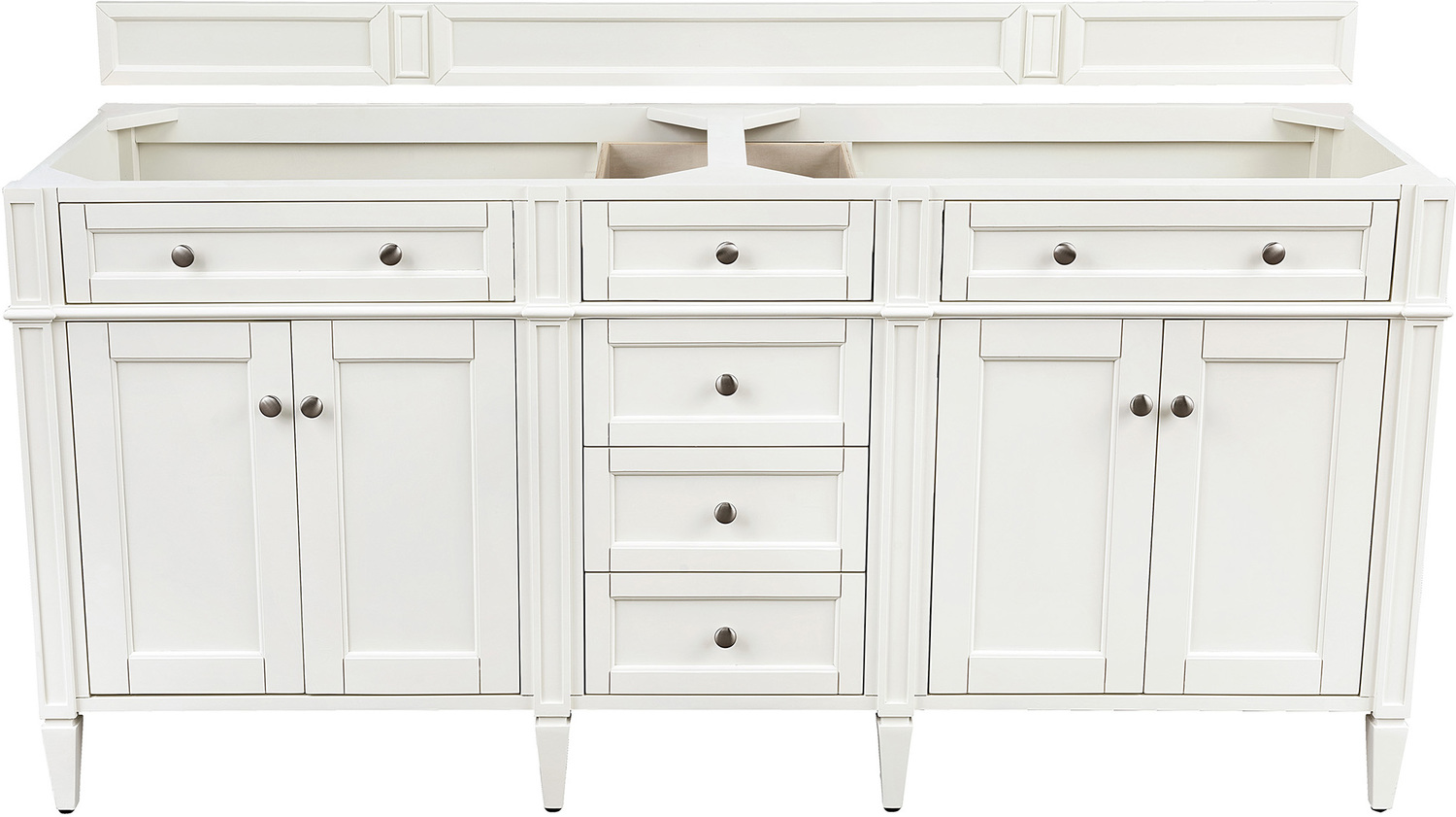 quality vanity units James Martin Cabinet Bright White Transitional