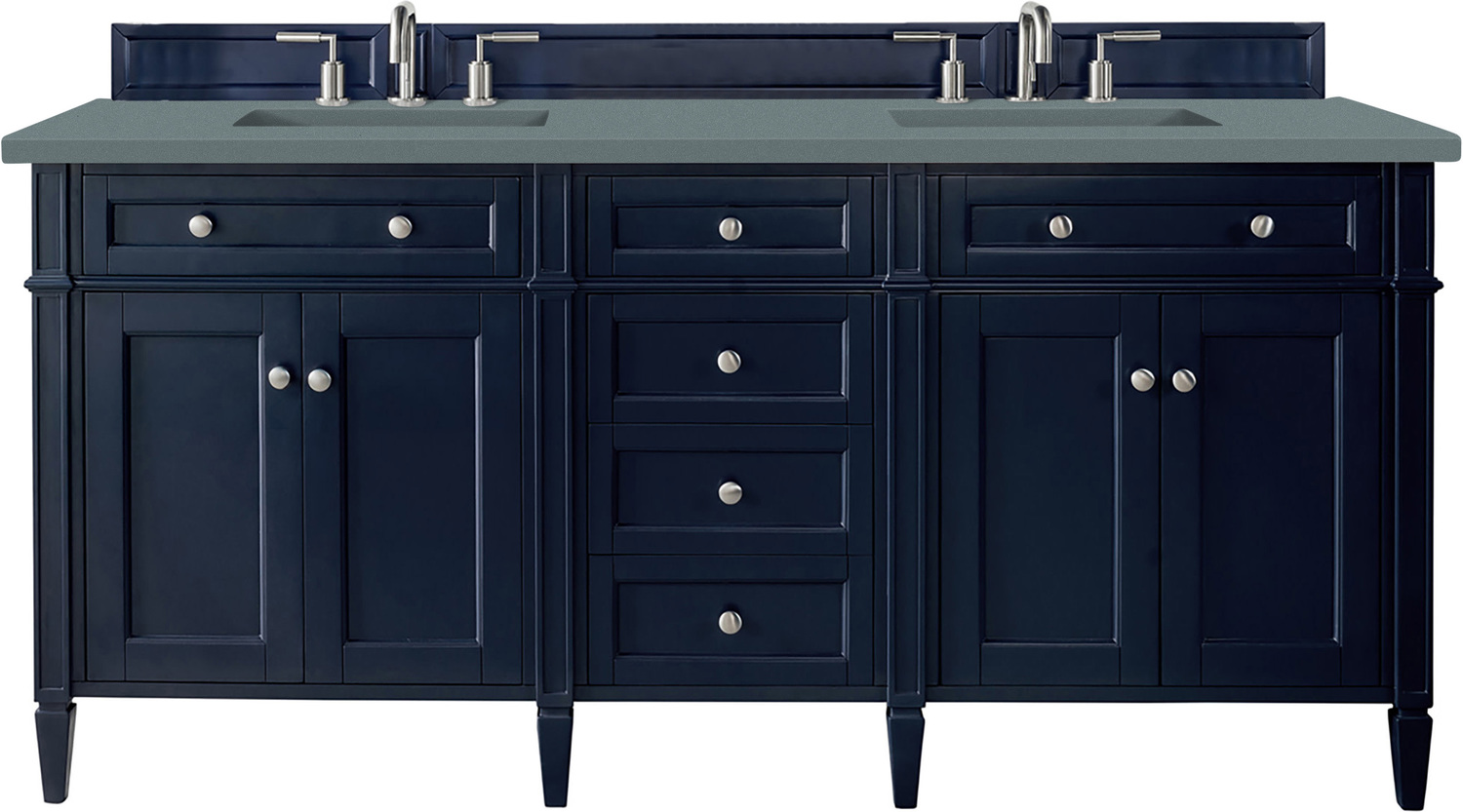 unique vanities for small bathrooms James Martin Vanity Victory Blue Transitional