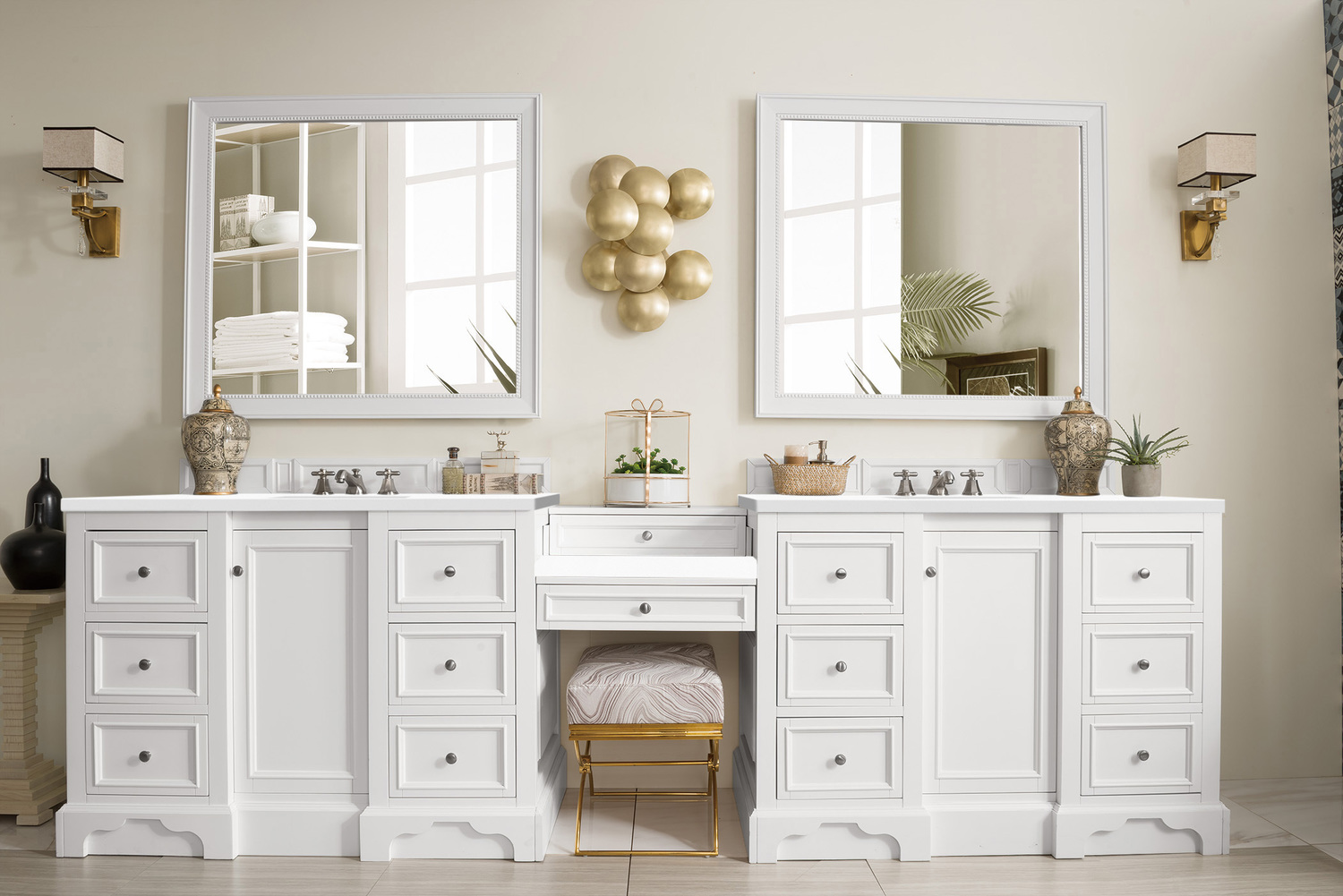 60 inch vanity cabinet only James Martin Vanity Bright White Modern