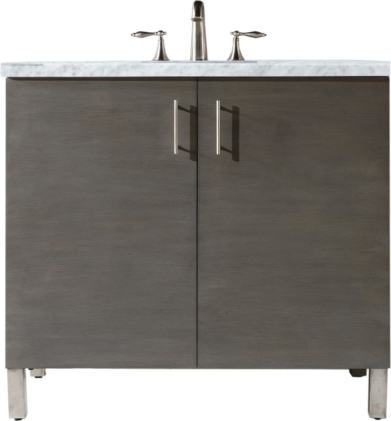  James Martin Vanity Bathroom Vanities Silver Oak Contemporary/Modern, Transitional