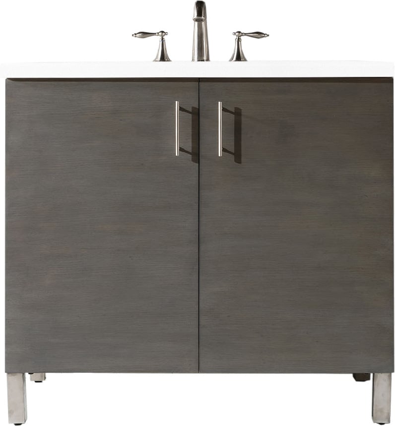 small bathroom cabinet ideas James Martin Vanity Silver Oak Contemporary/Modern, Transitional