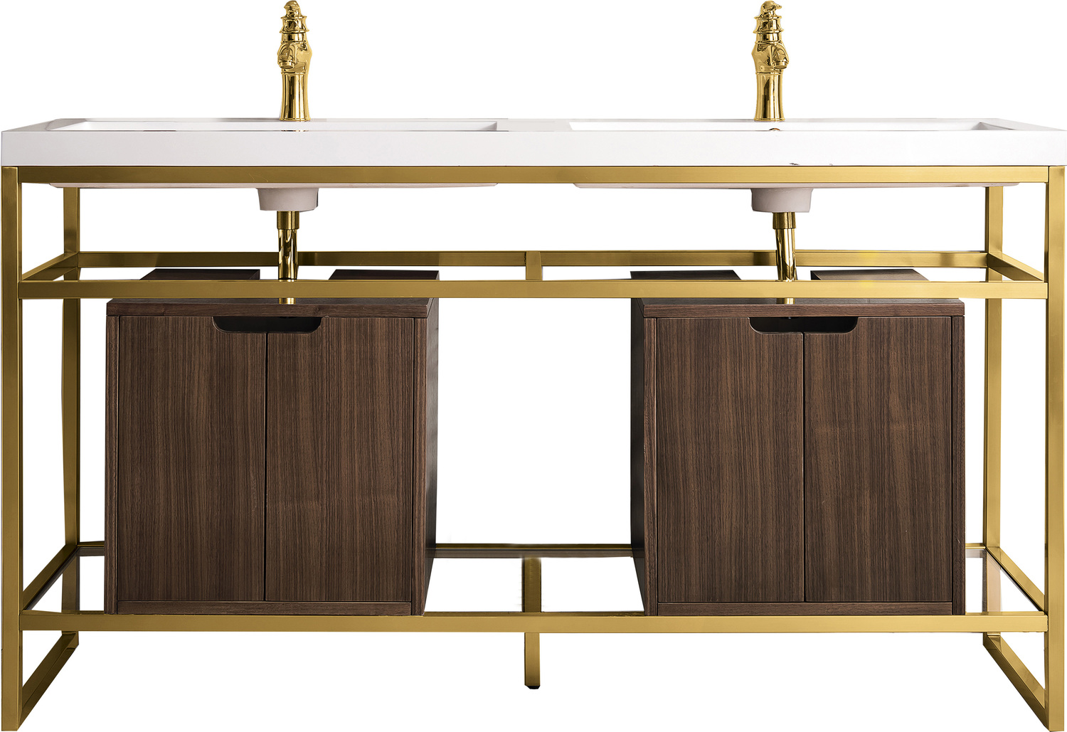 vanity installation cost James Martin Console Radiant Gold Modern