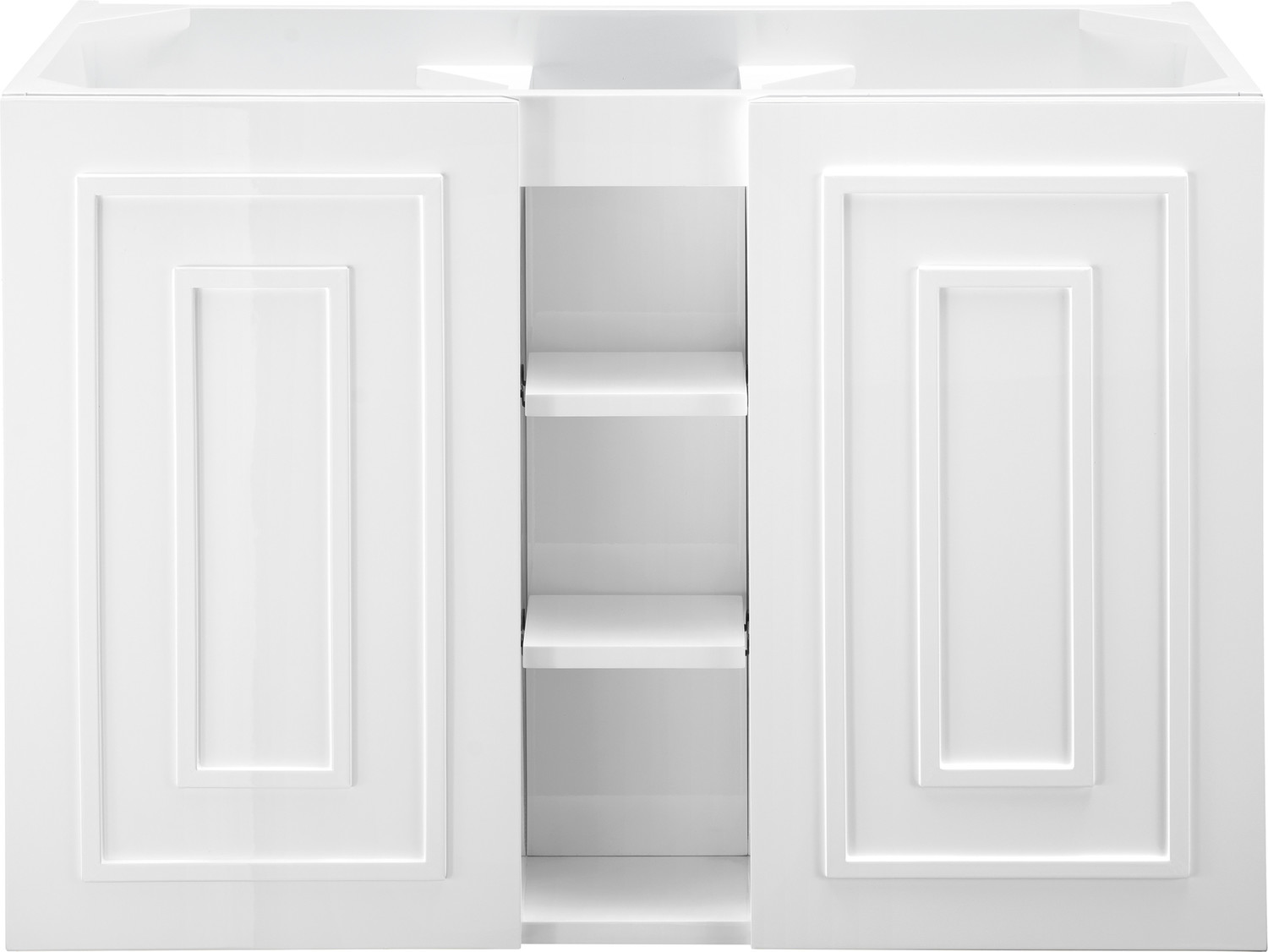 white bathroom vanity set James Martin Cabinet Glossy White Modern