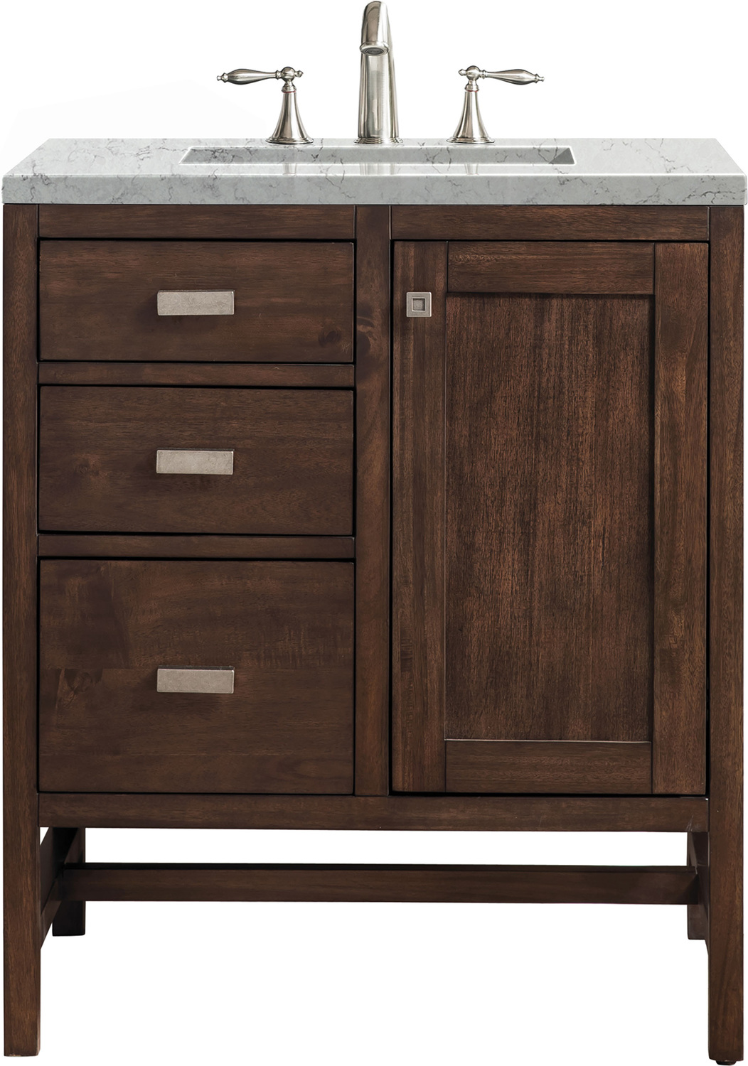 basin with cabinet price James Martin Vanity Mid-Century Acacia Traditional, Transitional