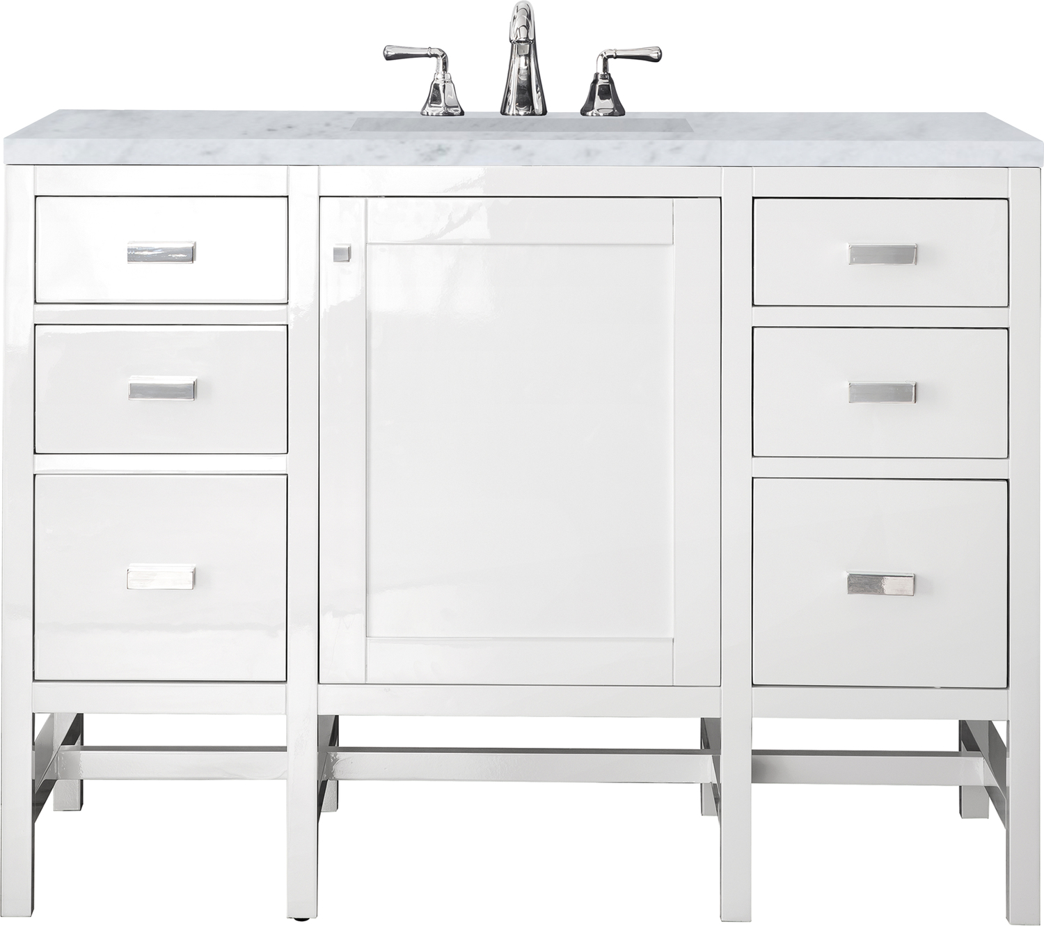 bathroom cabinet manufacturers James Martin Vanity Glossy White Traditional, Transitional