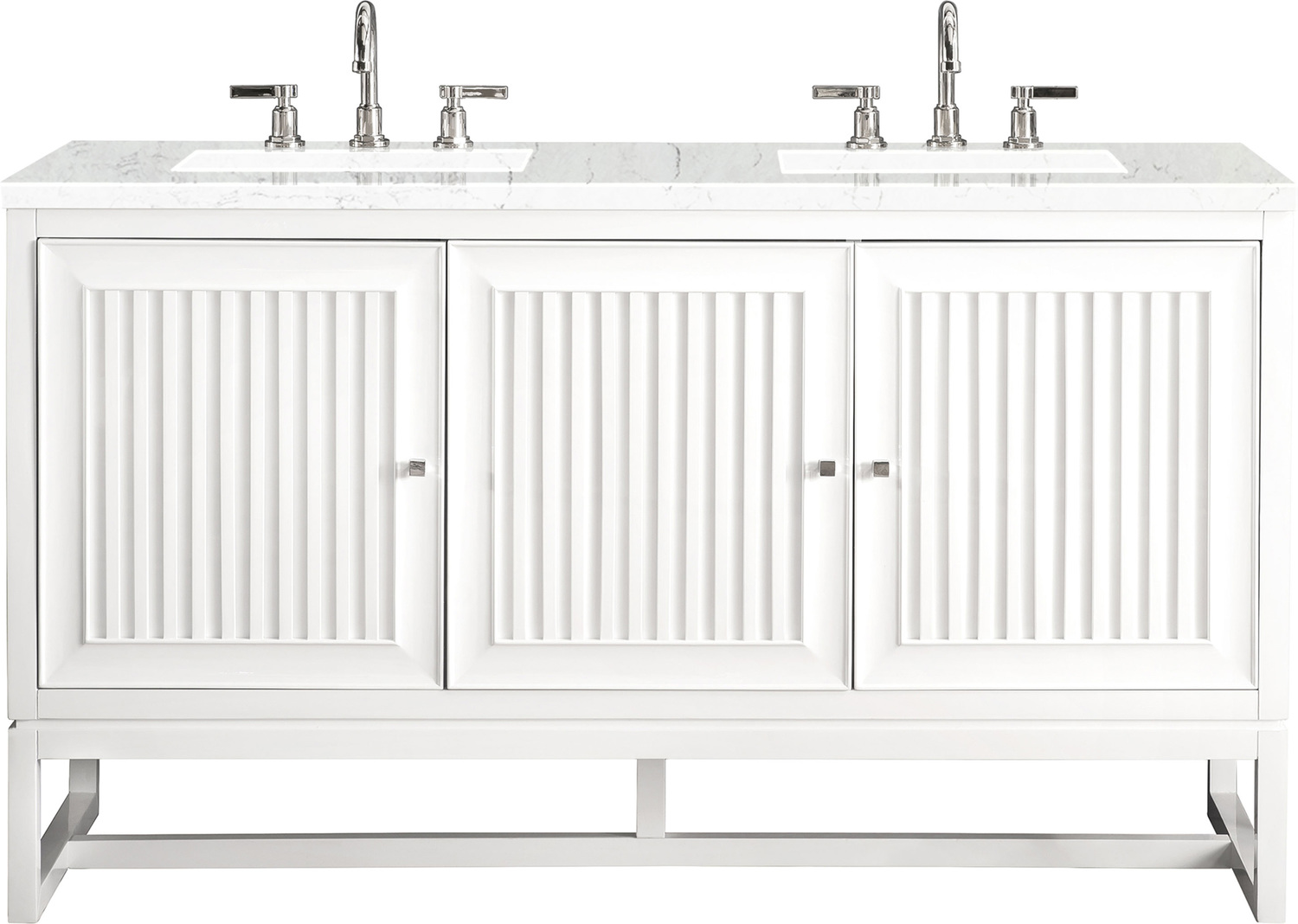 shabby chic bathroom cabinet James Martin Vanity Glossy White Traditional