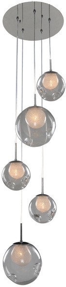three drop pendant light Kalco Pendant Faux Calcite Standard Glass Contemporary