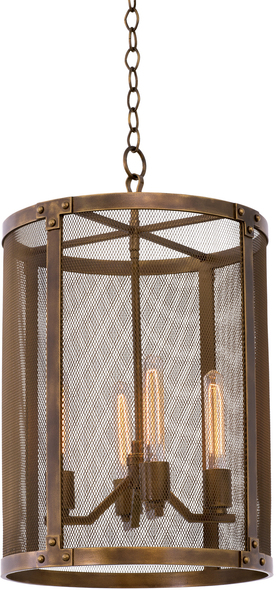 modern brass pendant light Kalco Foyer   Industrial