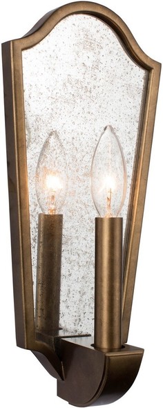 light design in wall Kalco ADA Wall Sconce main Pearlized Antique Brass Casual Luxury