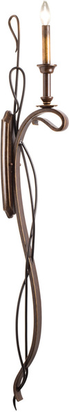 black and bronze sconce Kalco Wall Sconce   Transitional