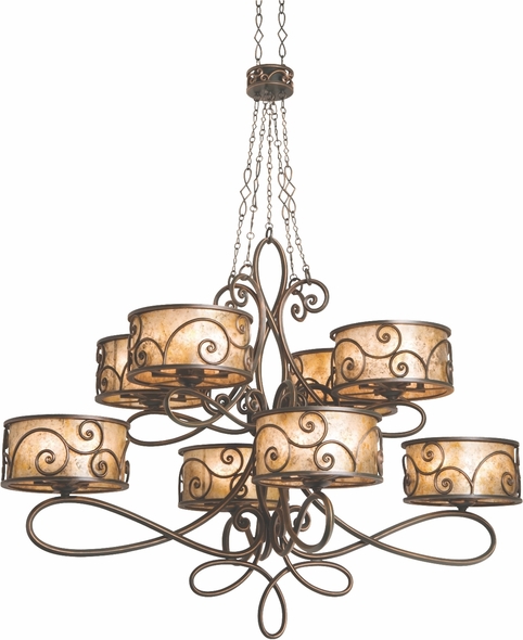 modern chandelier with shades Kalco Chandelier Chandelier   Transitional
