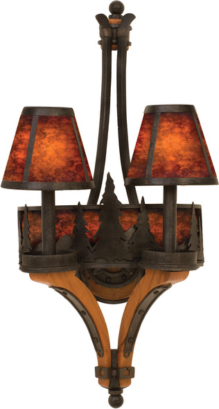 modern wall light fixtures Kalco Wall Sconce   Rustic Lodge