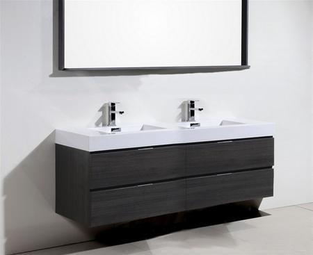 72 inch bathroom vanity clearance KubeBath Gray