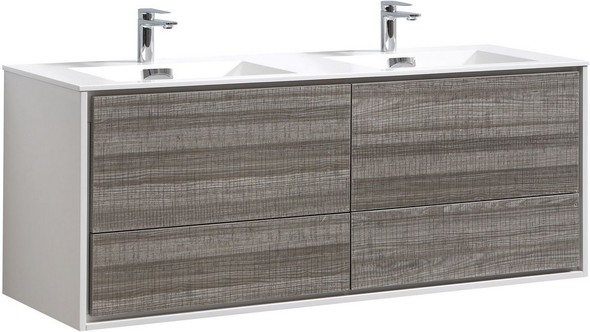 beige bathroom cabinets KubeBath Gray