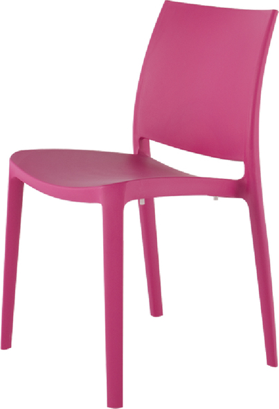round patio table and chairs for 4 Lagoon Furniture Outdoor Chair Fuchsia