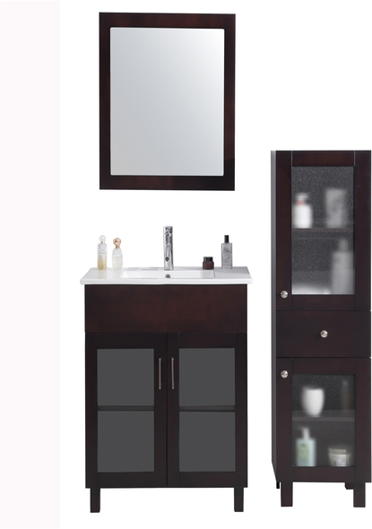 vanity sink replacement Laviva Vanity + Countertop Brown Contemporary/Modern