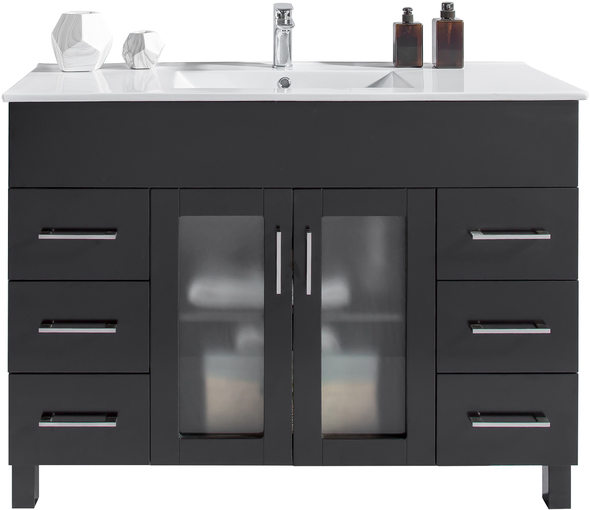 60 bathroom cabinet Laviva Vanity + Countertop Bathroom Vanities Espresso Contemporary/Modern