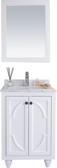 72 bathroom cabinet Laviva Vanity + Countertop White Traditional