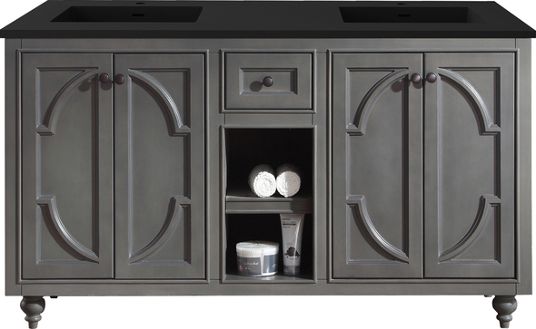 custom made vanity cabinets Laviva Vanity + Countertop Maple Grey Traditional