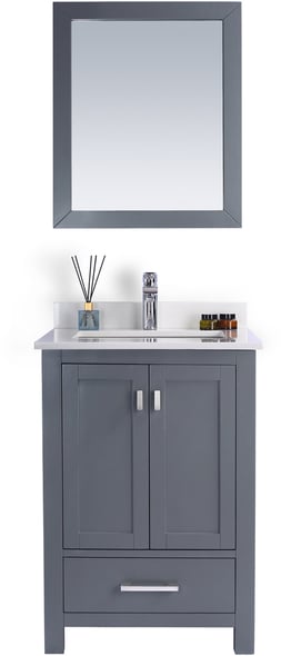 90 inch double sink bathroom vanity top Laviva Vanity + Countertop Bathroom Vanities Grey Contemporary/Modern
