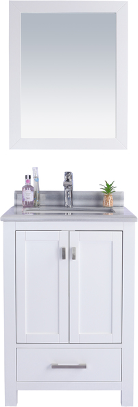 vanity cabinets Laviva Vanity + Countertop White Contemporary/Modern