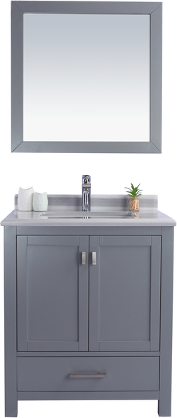 40 inch vanity cabinet Laviva Vanity + Countertop Grey Contemporary/Modern