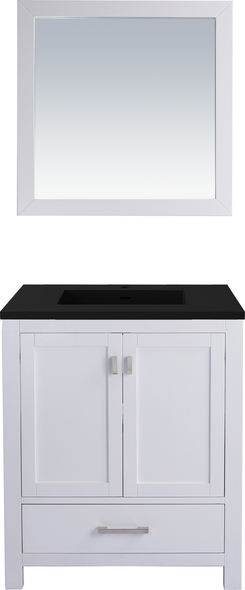 30 inch vanity with drawers Laviva Vanity + Countertop White Contemporary/Modern