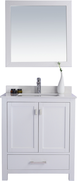vanity cabinets Laviva Vanity + Countertop White Contemporary/Modern
