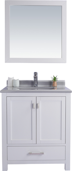 bathroom vanity set Laviva Vanity + Countertop White Contemporary/Modern