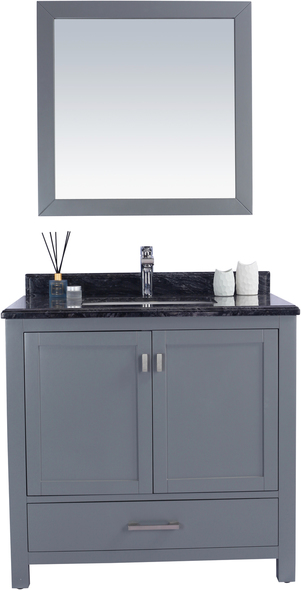 40 inch double sink vanity Laviva Vanity + Countertop Grey Contemporary/Modern
