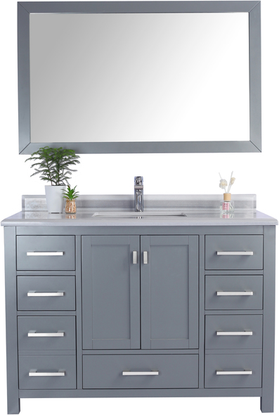 beige bathroom cabinets Laviva Vanity + Countertop Grey Contemporary/Modern