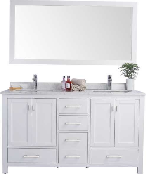 30 in bathroom vanity set Laviva Vanity + Countertop White Contemporary/Modern