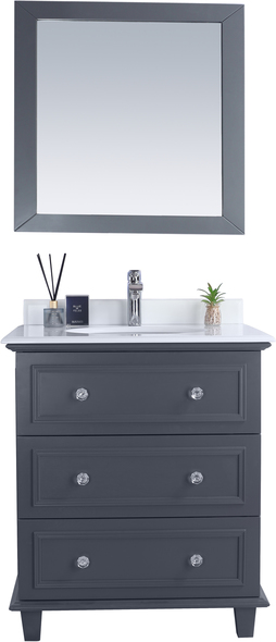 vanity cabinets Laviva Vanity + Countertop Grey Traditional