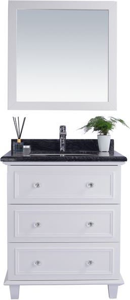 bathroom vanity 30 inch with sink Laviva Vanity + Countertop White Traditional