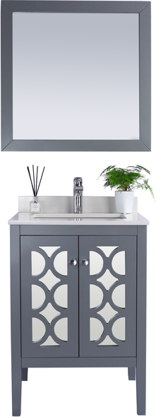 oak vanity with sink Laviva Vanity + Countertop Bathroom Vanities Grey Contemporary/Modern