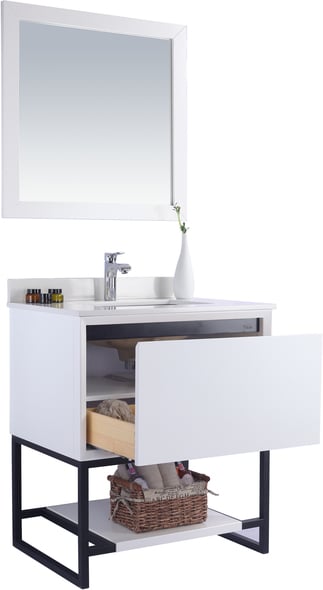 72 vanity cabinet Laviva Vanity + Countertop Bathroom Vanities White Contemporary/Modern