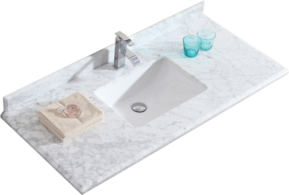 vanity top 60 inch double sink Laviva Countertop N/A