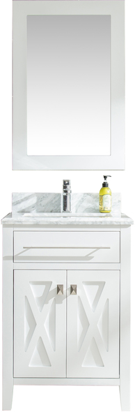 50 inch vanity top with sink Laviva Vanity + Countertop White Contemporary/Modern