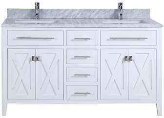 30 inch vanity cabinet only Laviva Vanity + Countertop White Transitional