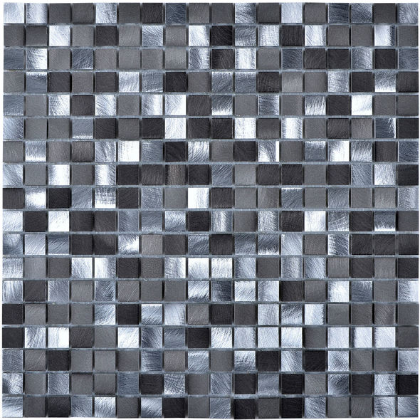 bathroom wall sheet tiles Legion Furniture Mosaic Tile and Decorative Tiles Gray, Silver