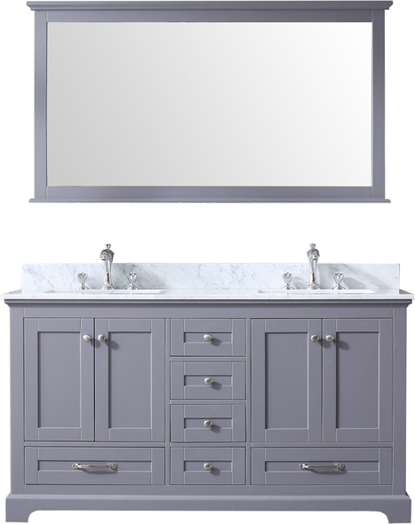 vanity and storage cabinet set Lexora Bathroom Vanities Dark Grey