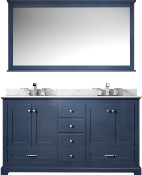 antique vanity unit Lexora Bathroom Vanities Navy Blue