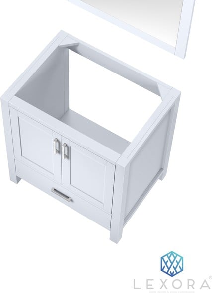 30 vanity with drawers Lexora Bathroom Vanities White