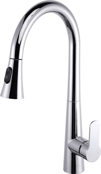 bowl sink with tap Lexora Faucets Chrome Finish