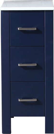 bathroom cabinet storage drawers Lexora Side Cabinets Navy Blue