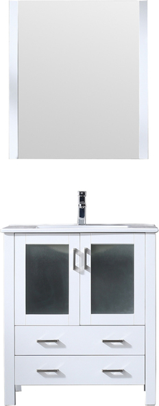 small vanity unit with basin Lexora Bathroom Vanities White