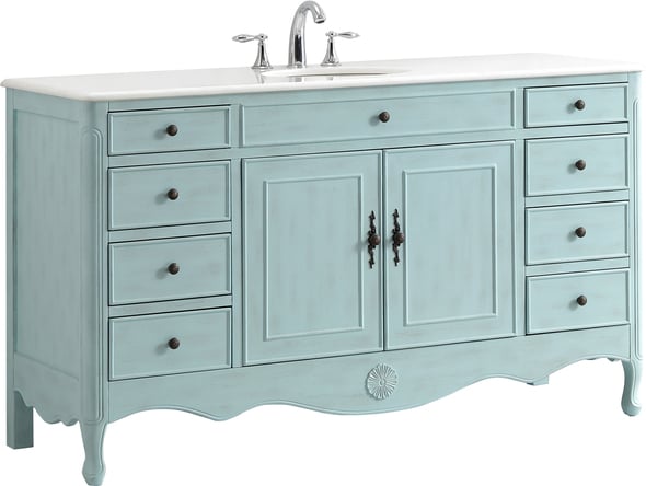 best place to shop for bathroom vanities Modetti Light Blue Traditional